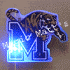 Memphis University Officially Licensed Flashing Lapel Pin