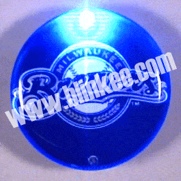 Milwaukee Brewers Officially Licensed Flashing Lapel Pin