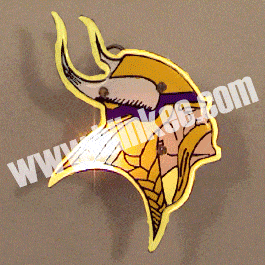 Minnesota Vikings Officially Licensed Flashing Lapel Pin