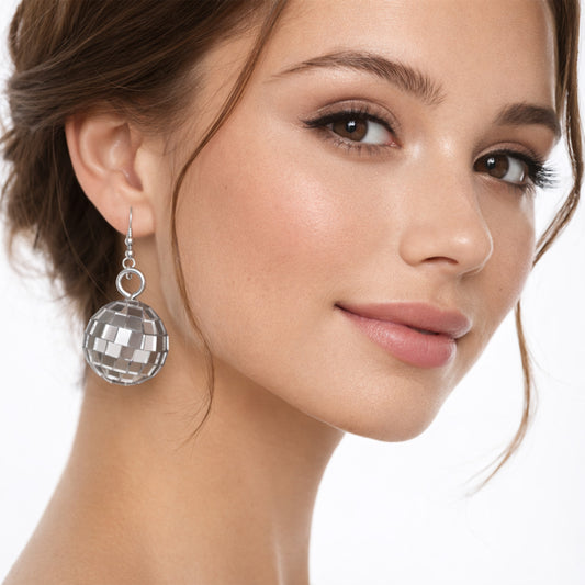 Groovy Disco Mirror Ball Earrings