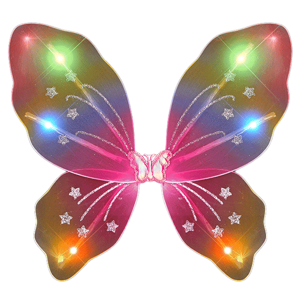 Light Up Rainbow Fairy Butterfly Wings