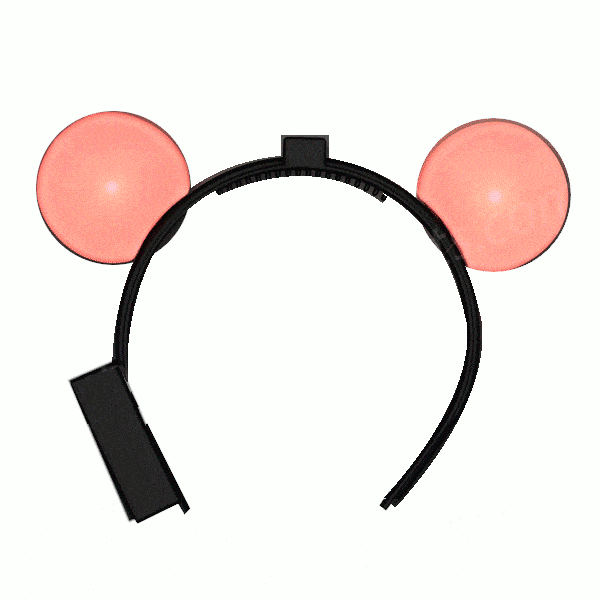 LED Mouse Ears Multicolor