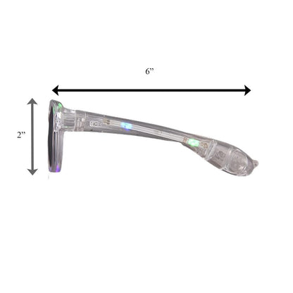 Multicolor LED Nerd Glasses