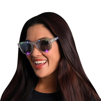 Multicolor LED Nerd Glasses