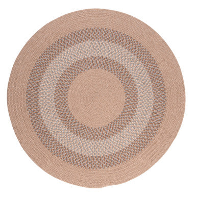 Oatmeal Colonial Mills North Ridge Round Rugs Braided Rugs Made in the USA