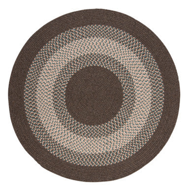 Bark Colonial Mills North Ridge Round Rugs Braided Rugs Made in the USA
