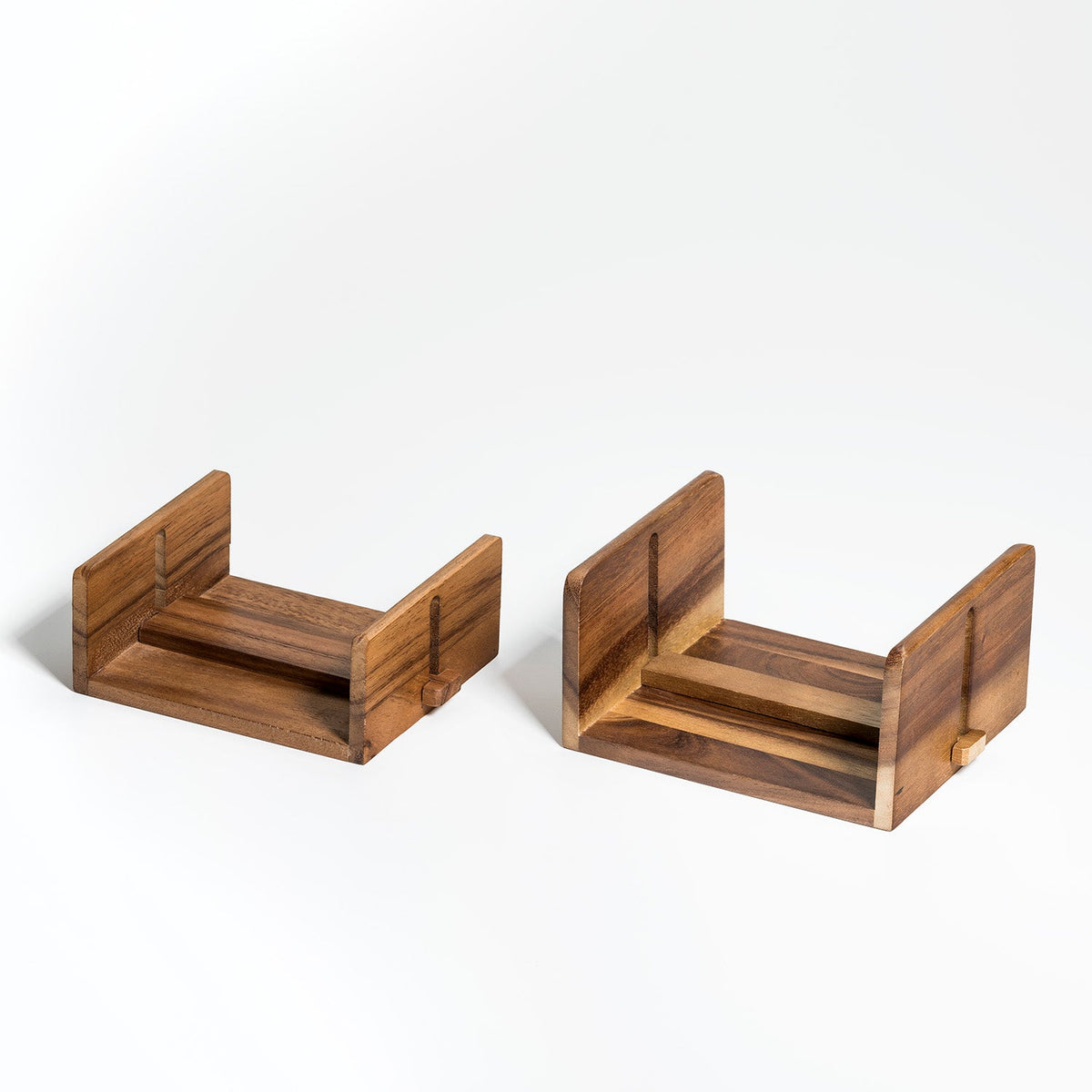 Napkin Holder - Kalmar Home acacia wood napkin holder, view 4