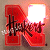 Nebraska University Officially Licensed Flashing Lapel Pin