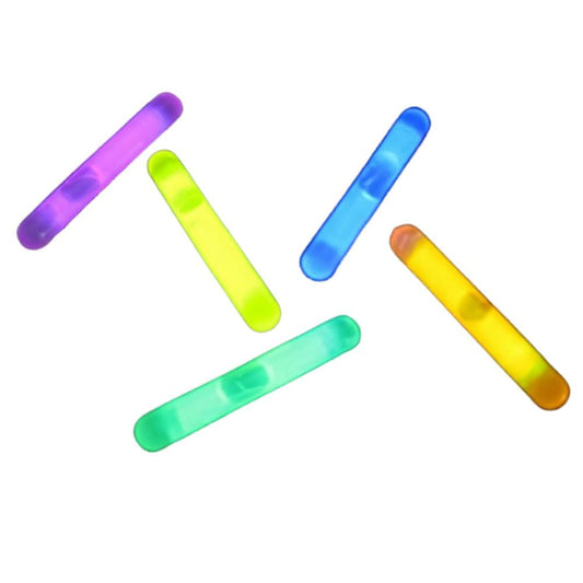 Glow Golf Ball Refill Sticks Assorted Colors 50 Pack 1.5 Inch x 6 mm