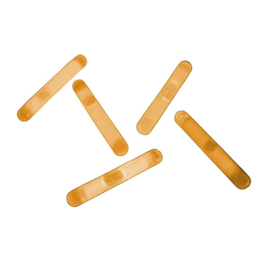Glow Golf Ball Refill Sticks Orange 50 Pack 1.5 Inch x 6 mm