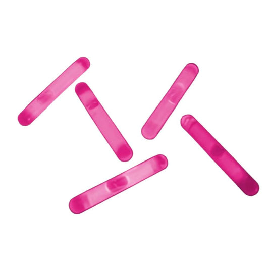 Glow Golf Ball Refill Sticks Pink 50 Pack 1.5 Inch x 6 mm