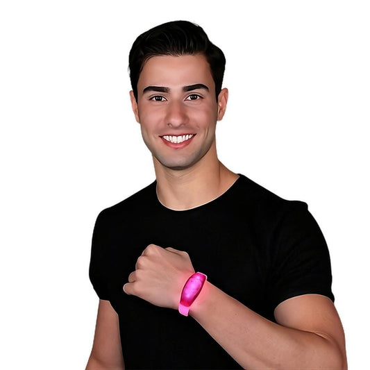 Rubber Frosted Pink Bracelet