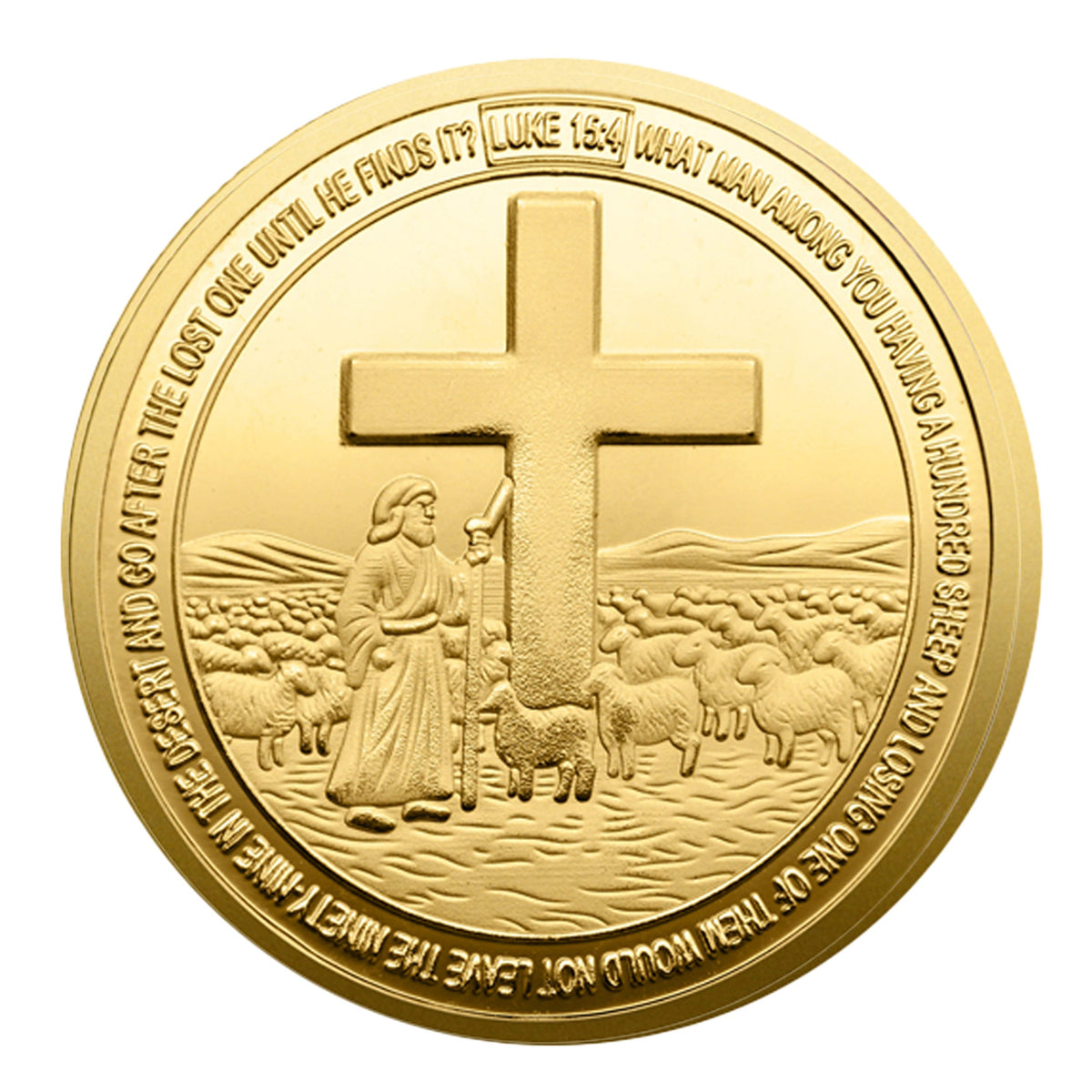 Pope Francis Tribute Commemorative Gold Plated Coin
