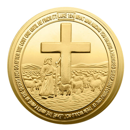 Pope Francis Tribute Commemorative Gold Plated Coin