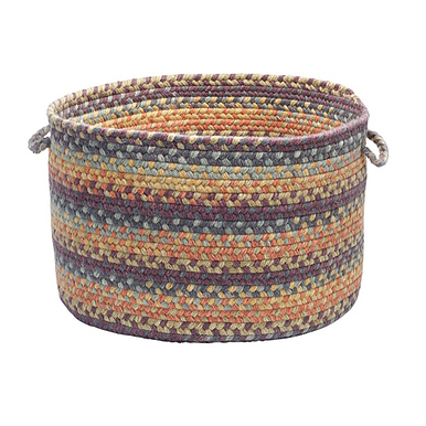 Floral Burst Colonial Mills Rustica Baskets Braided Baskets Made in the USA