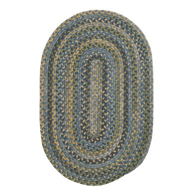 Whipple Blue Colonial Mills Rustica Runners Braided Rugs Made in the USA