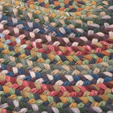 Classic Multi Colonial Mills Rustica Runners Braided Rugs Made in the USA