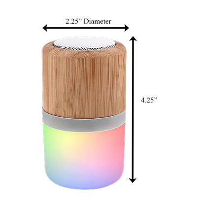 USB Rechargeable Light Up Color Changing Multicolor Bluetooth Speaker