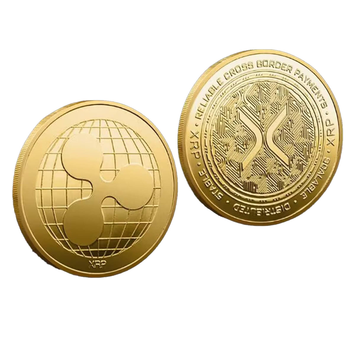 Ripple Royalty Edition XRP Collector Gold Plated Coin