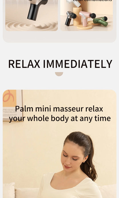 10 head fascia gun electric vibration massage gun for relaxing the body and massaging handheld impact massager