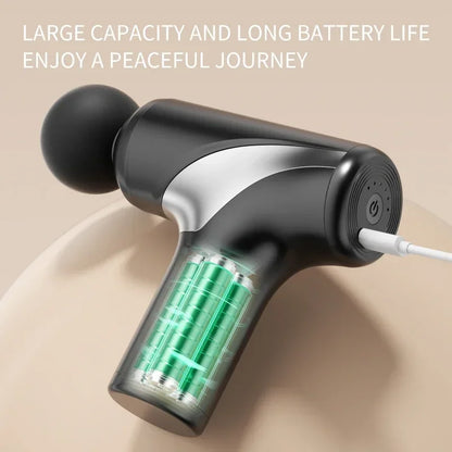 10 head fascia gun electric vibration massage gun for relaxing the body and massaging handheld impact massager