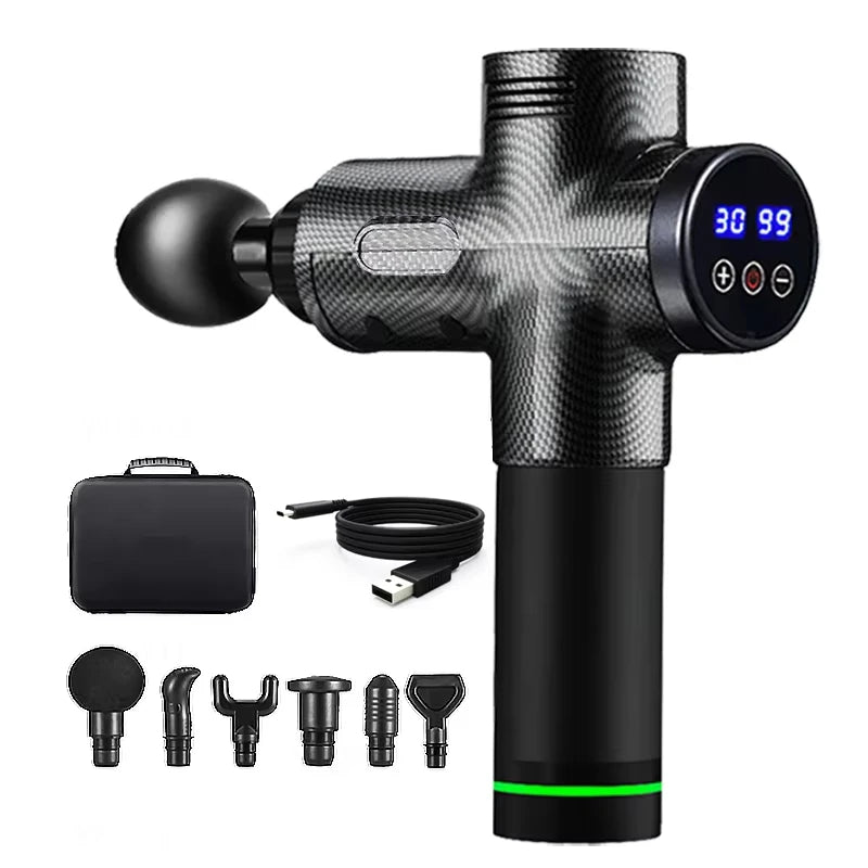 Professional Massage Gun Muscle Massager Deep Tissue Body Neck and Leg Massager Exercising Relaxation