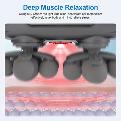 22-Head Fascia Gun High-Frequency Vibration Body Massage Gun Back and Waist Massager Neck Shoulder Massager Muscle masajeador
