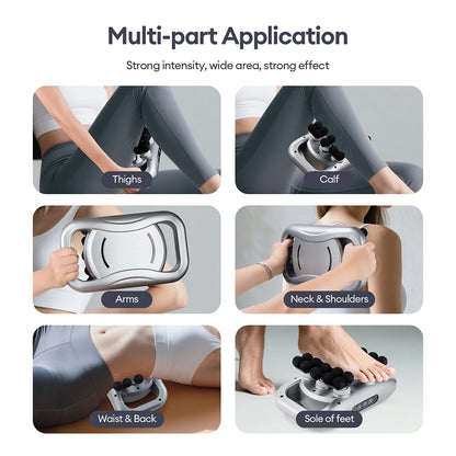48-Heads Body Massage Gun High-Frequency Vibration Fascia Gun Back Waist Thigh Massager Neck Shoulder Massager Muscle masajeador