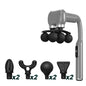 6-Heads Handhel Fascia Gun High Frequency Vibration Body Massage Gun Neck Shoulder Waist Back Handle Massager Fascia masajeador