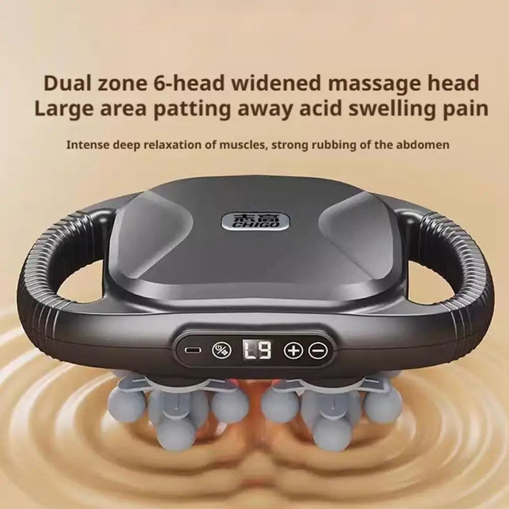 Cordless 22 Head Massage Gun High Frequency Vibration 9 Speed Levels Deep Relaxation for Back Neck Shoulder Legs