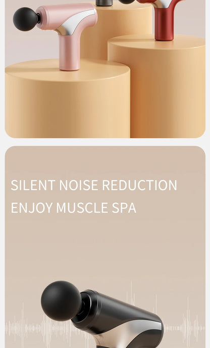 10 head fascia gun electric vibration massage gun for relaxing the body and massaging handheld impact massager