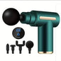 2026Portable Fascial Massage Gun Electric Percussion Pistol Massager With LED Touch Screen4Replaceable Massage Head Rechargeable