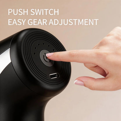 10 head fascia gun electric vibration massage gun for relaxing the body and massaging handheld impact massager
