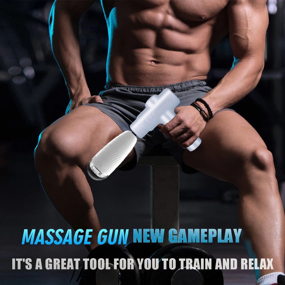 Fascia gun electric frequency conversion impact massage gun deep massage body neck hands legs male specific training relaxation