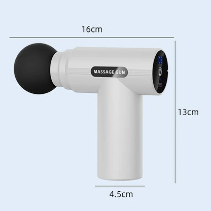 Mini Massage Gun Fascia Machine Muscle Relaxation USB Vibrating Gun Rod Massage Fitness Equipment Neck Grab Fascia Gun