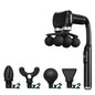 6-Heads Handhel Fascia Gun High Frequency Vibration Body Massage Gun Neck Shoulder Waist Back Handle Massager Fascia masajeador