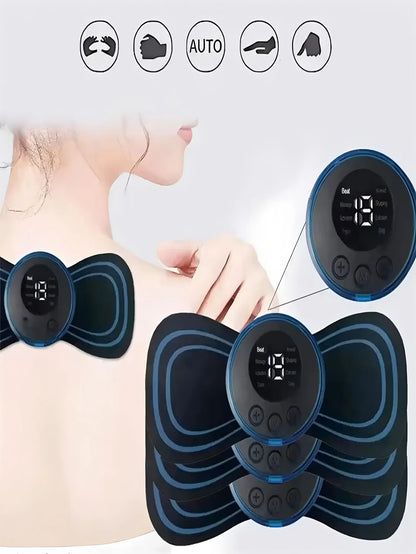 Intelligent Mini Electric Neck Massager Charging Portable Shoulder and Neck Neck Massage Patch with Multiple Adjustable Levels