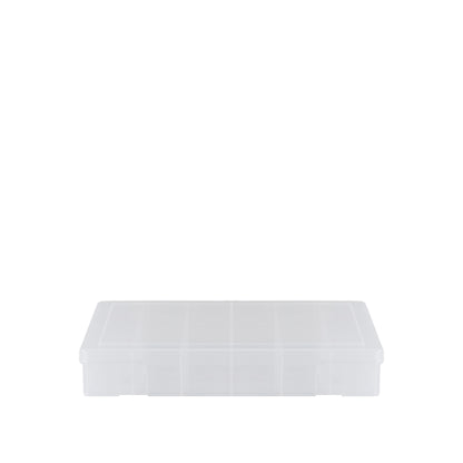 Small Plastic Compartment Box, 6 Openings