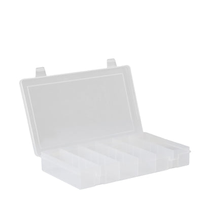 Small Plastic Compartment Box, 6 Openings