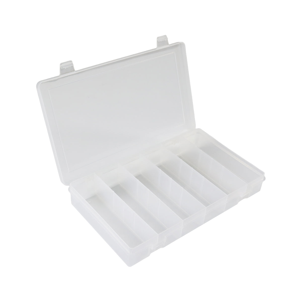 Small Plastic Compartment Box, 6 Openings