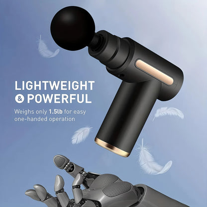 2026 Portable Muscle Massage Gun For Body Massage, With Led Touch Screen, Speed Adjustment, Rechargeable