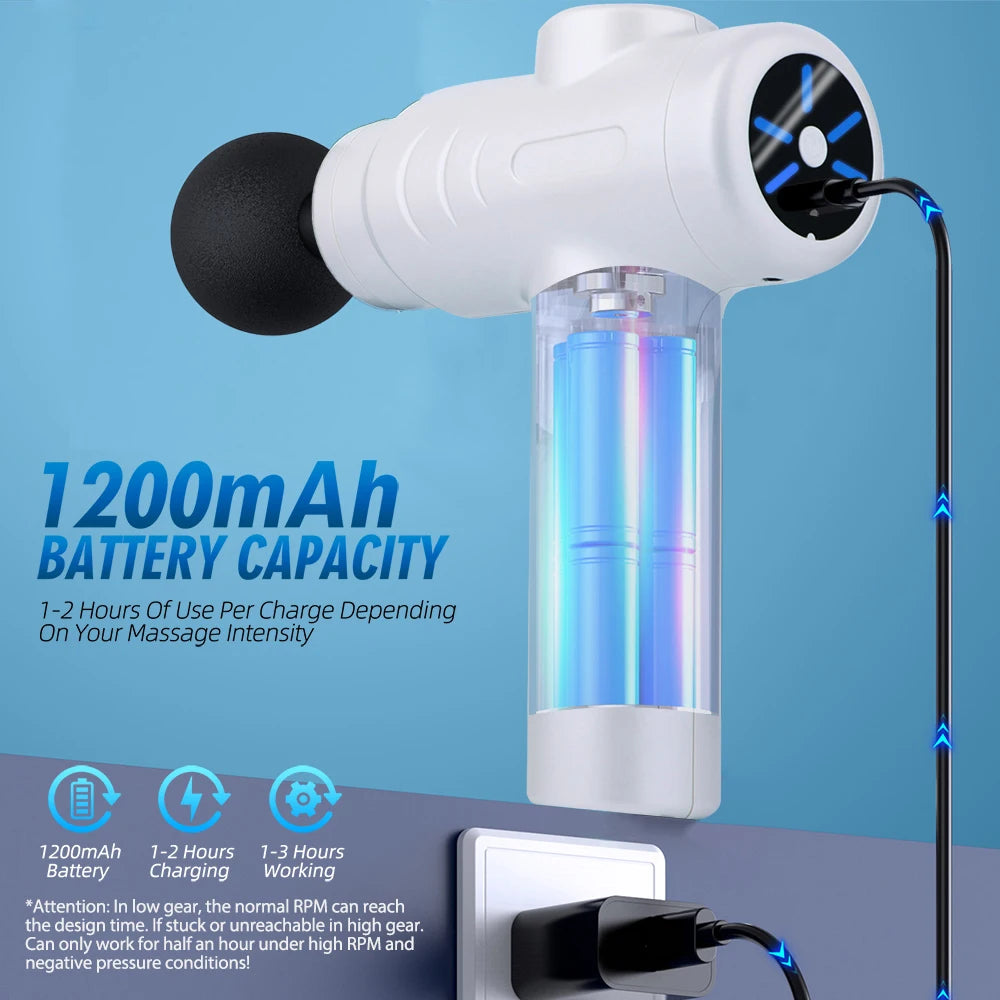 Fascia gun electric frequency conversion impact massage gun deep massage body neck hands legs male specific training relaxation