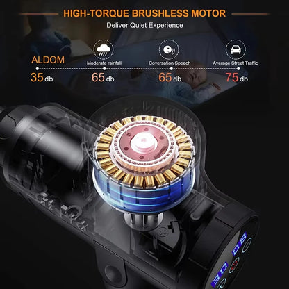 Professional Massage Gun Muscle Massager Deep Tissue Body Neck and Leg Massager Exercising Relaxation