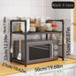 1 Microwave Storage Rack, Space Saving Countertop Kitchen Utensil And Cutlery Storage Rack, Plastic Kitchen Accessory Rack