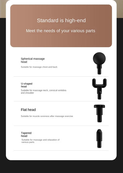 Hot Selling Multifunctional Muscle Relaxation Long-handle Massage Gun Remission Deep Tissue Percussion Body Electric Massage Gun