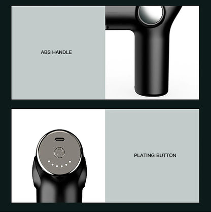 Kh515 Mini Fascia Gun Lcd Portable Muscle Massage Meridian Health Care Sports Relaxation Muscle Gun Electric Fitness Massager