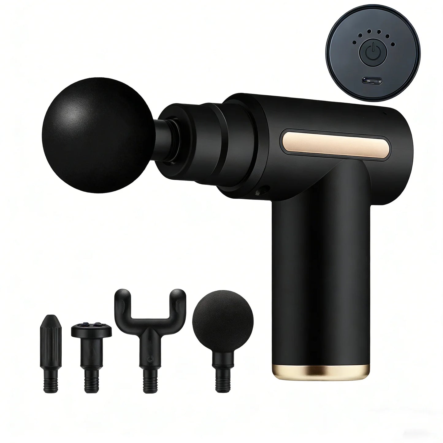 2026 Portable Muscle Massage Gun For Body Massage, With Led Touch Screen, Speed Adjustment, Rechargeable