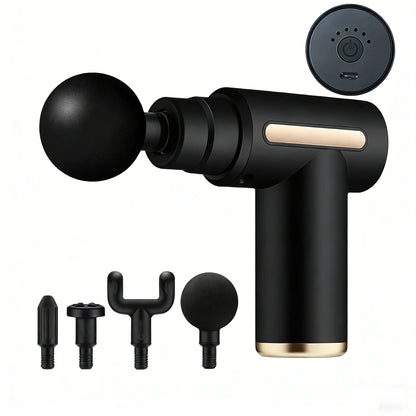 2026 Portable Muscle Massage Gun For Body Massage, With Led Touch Screen, Speed Adjustment, Rechargeable