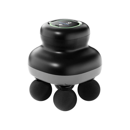 4-Heads Handheld Fascia Gun Electric Deep Tissue Body Massager Professional Muscle Massager Tool Portable for Myofascial Release