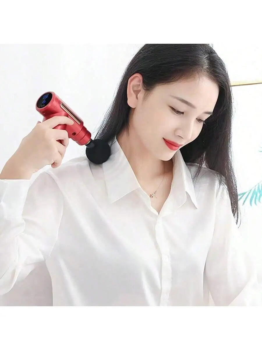 2026 Portable Muscle Massage Gun For Body Massage, With Led Touch Screen, Speed Adjustment, Rechargeable